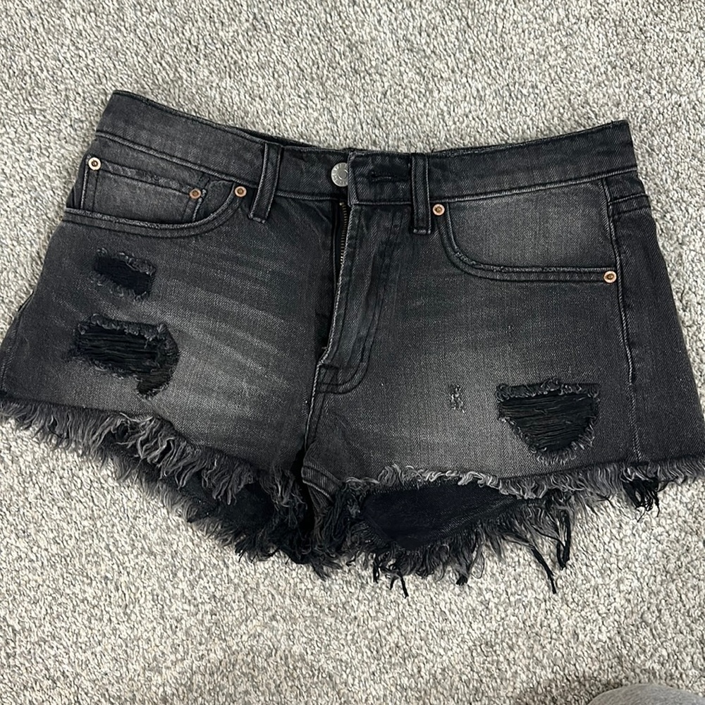 BDG Urban Outfitters black denim shorts - 26